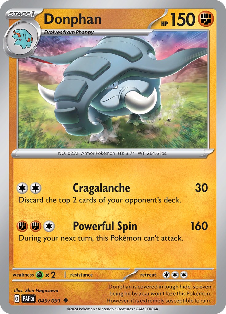 Donphan (049/091) [Scarlet & Violet: Paldean Fates] | Infinity Cards & Collectibles