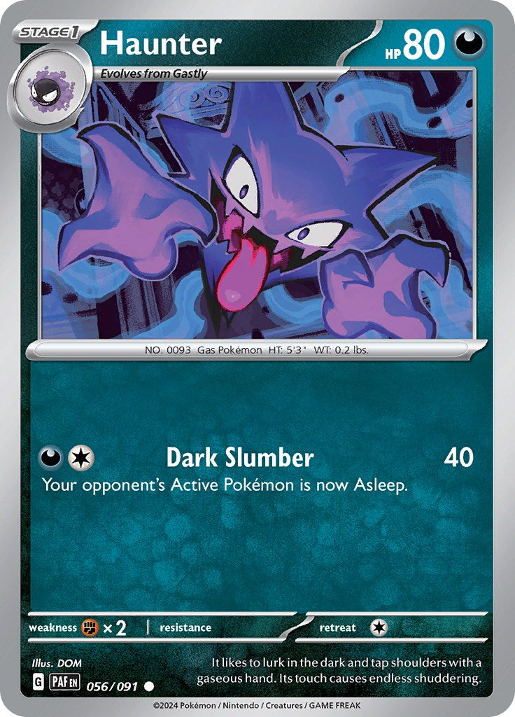 Haunter (056/091) [Scarlet & Violet: Paldean Fates] | Infinity Cards & Collectibles