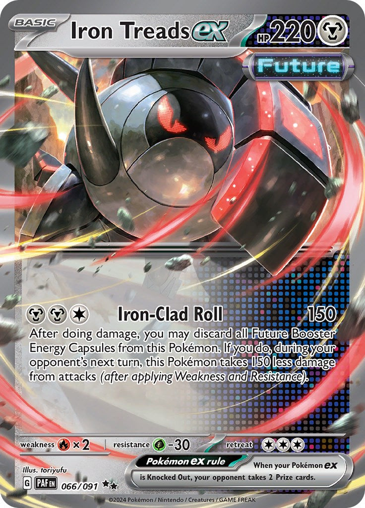 Iron Treads ex (066/091) [Scarlet & Violet: Paldean Fates] | Infinity Cards & Collectibles