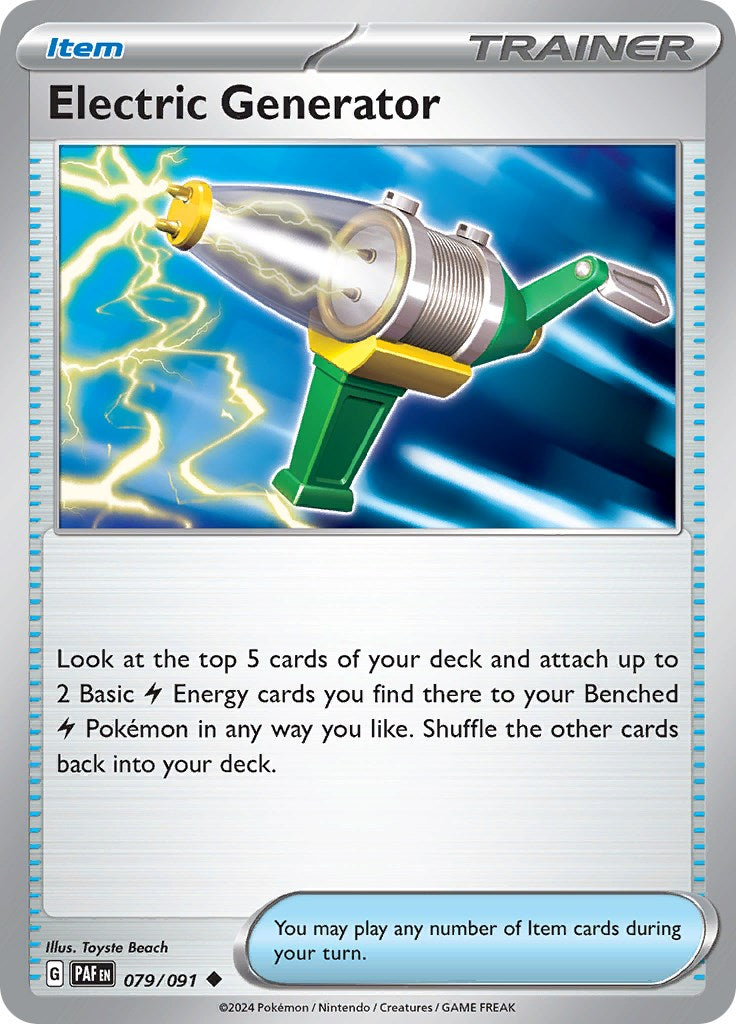 Electric Generator (079/091) [Scarlet & Violet: Paldean Fates] | Infinity Cards & Collectibles