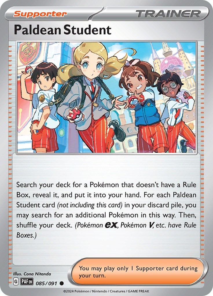 Paldean Student (085/091) [Scarlet & Violet: Paldean Fates] | Infinity Cards & Collectibles