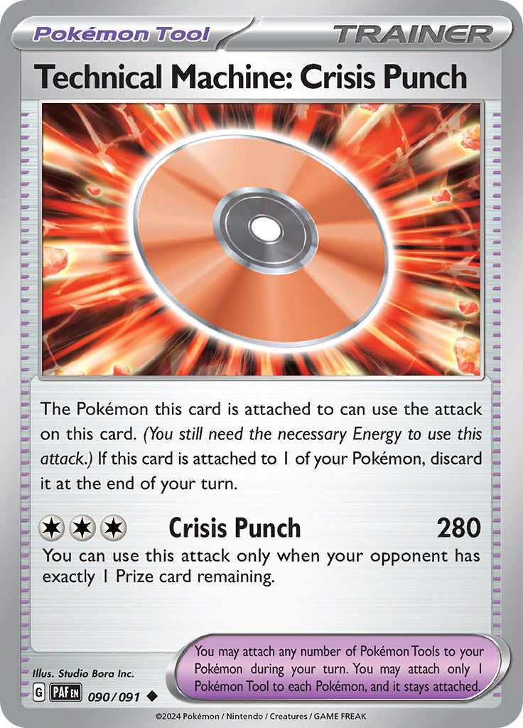 Technical Machine: Crisis Punch (090/091) [Scarlet & Violet: Paldean Fates] | Infinity Cards & Collectibles