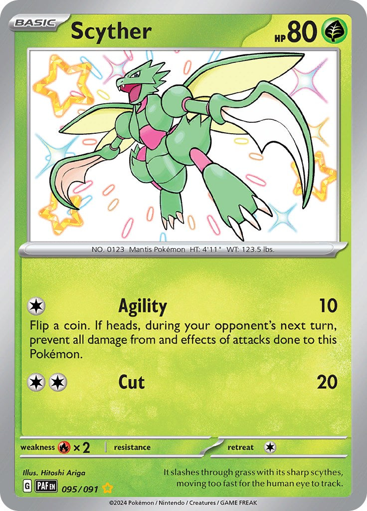 Scyther (095/091) [Scarlet & Violet: Paldean Fates] | Infinity Cards & Collectibles