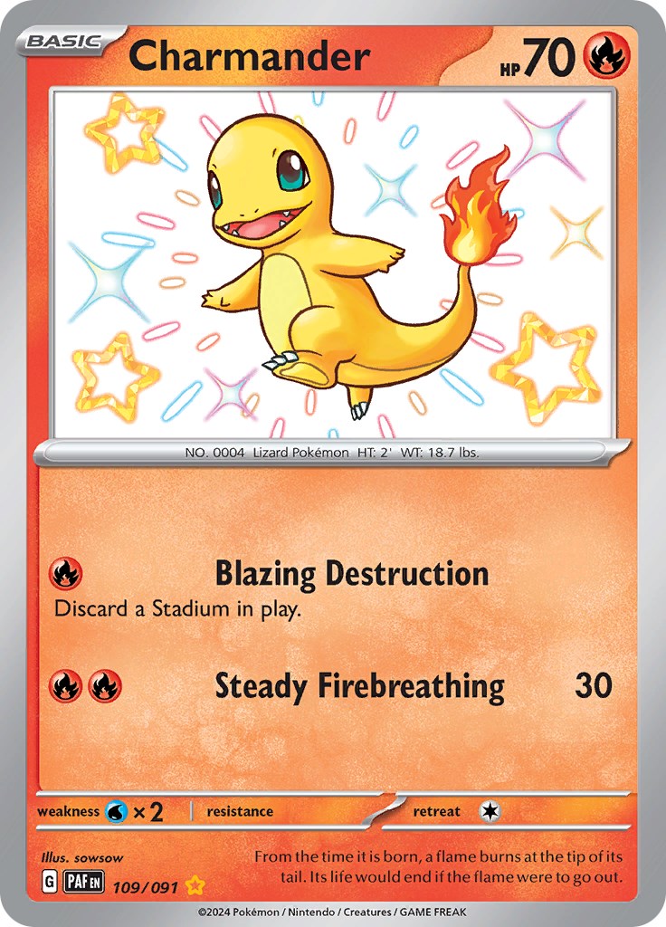 Charmander (109/091) [Scarlet & Violet: Paldean Fates] | Infinity Cards & Collectibles