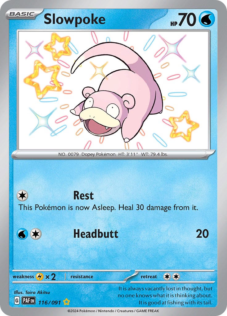 Slowpoke (116/091) [Scarlet & Violet: Paldean Fates] | Infinity Cards & Collectibles