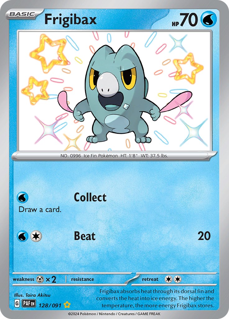 Frigibax (128/091) [Scarlet & Violet: Paldean Fates] | Infinity Cards & Collectibles