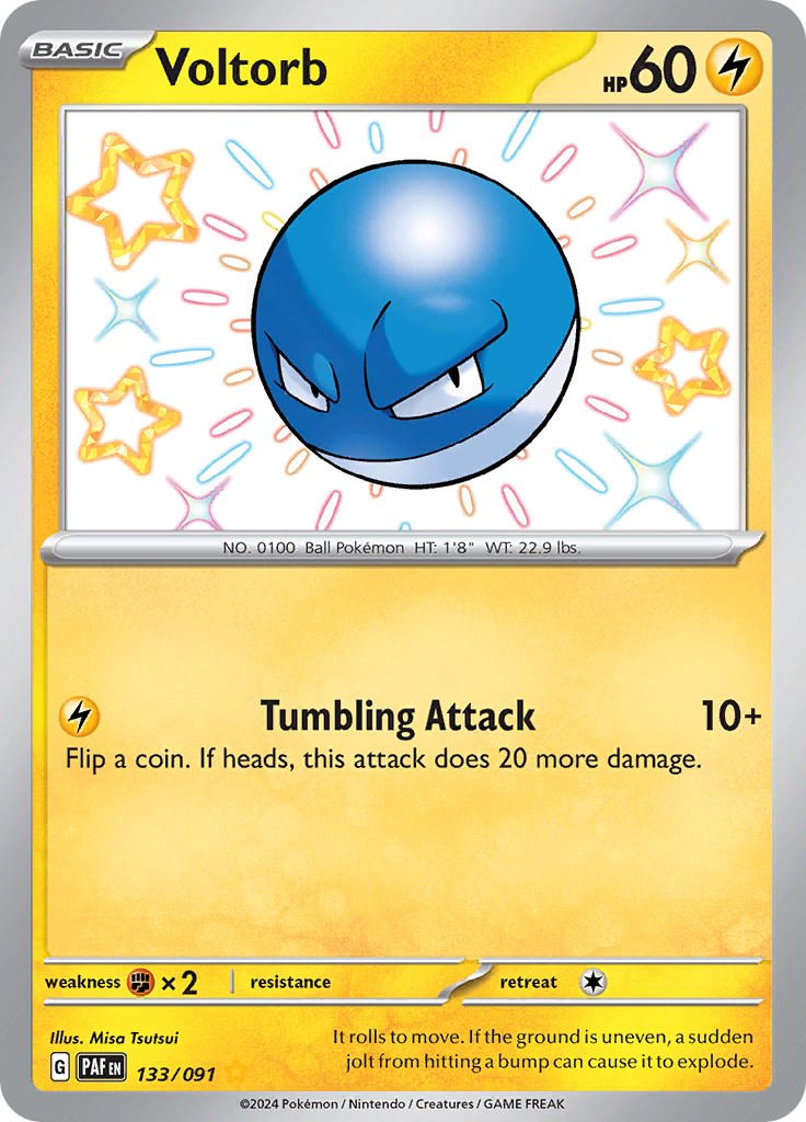 Voltorb (133/091) [Scarlet & Violet: Paldean Fates] | Infinity Cards & Collectibles
