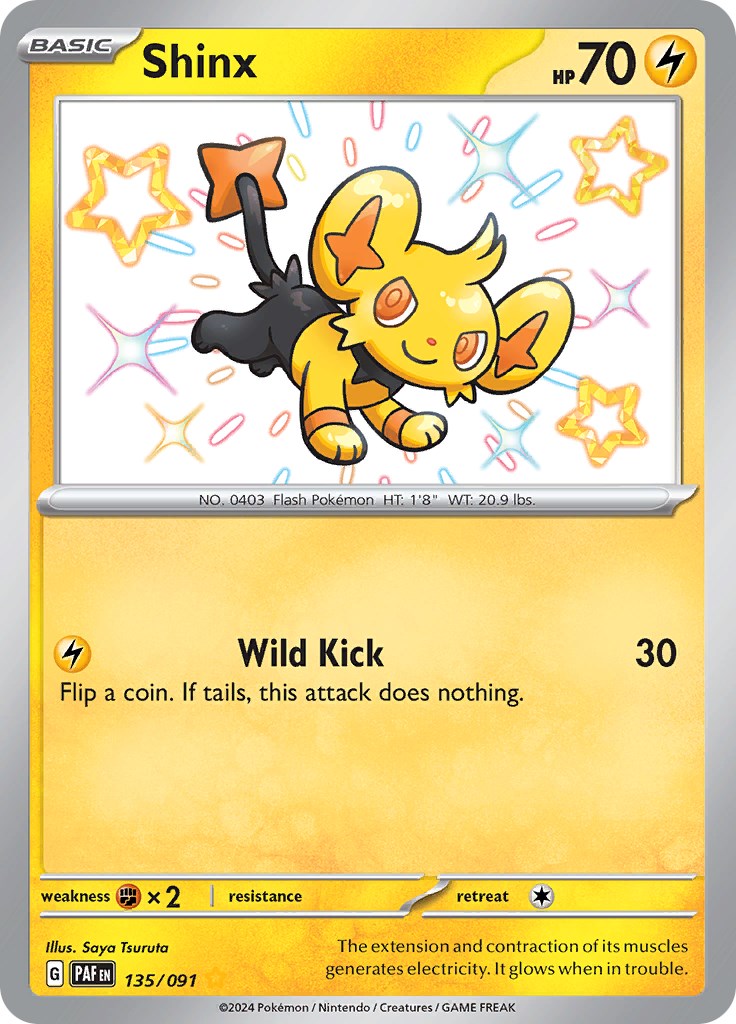 Shinx (135/091) [Scarlet & Violet: Paldean Fates] | Infinity Cards & Collectibles