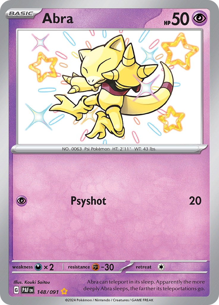 Abra (148/091) [Scarlet & Violet: Paldean Fates] | Infinity Cards & Collectibles