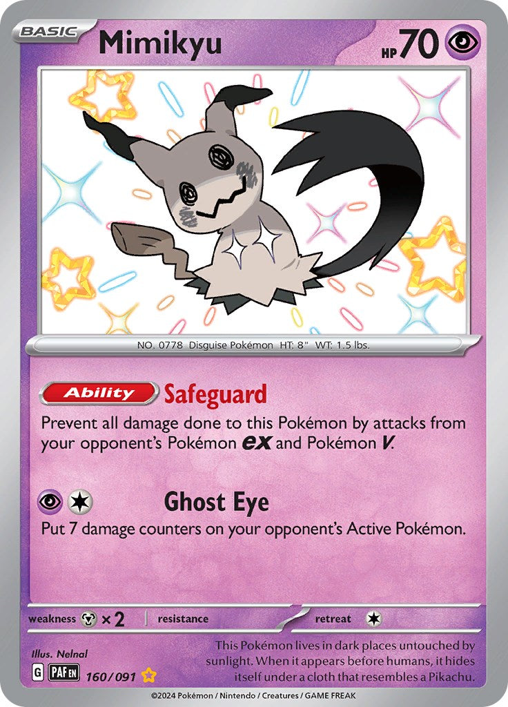 Mimikyu -160/091 [Scarlet & Violet: Paldean Fates] | Infinity Cards & Collectibles