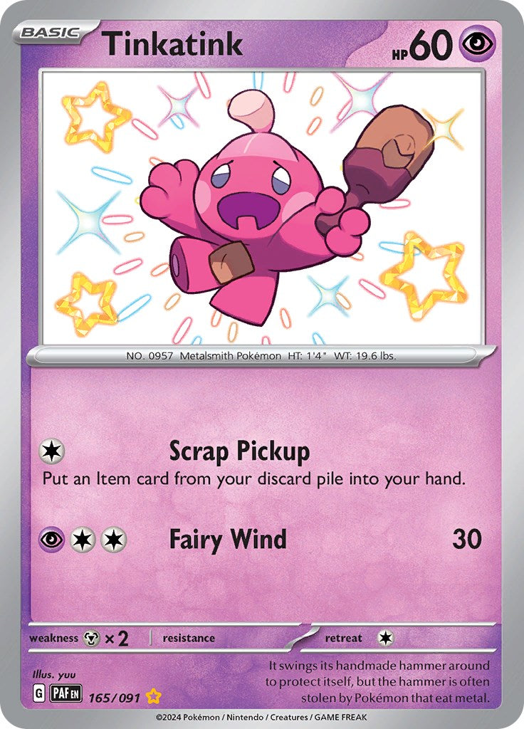 Tinkatink (165/091) [Scarlet & Violet: Paldean Fates] | Infinity Cards & Collectibles