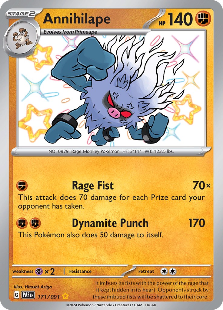 Annihilape (171/091) [Scarlet & Violet: Paldean Fates] | Infinity Cards & Collectibles