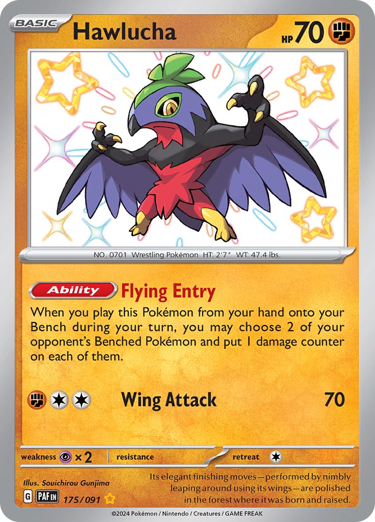 Hawlucha (175/091) [Scarlet & Violet: Paldean Fates] | Infinity Cards & Collectibles