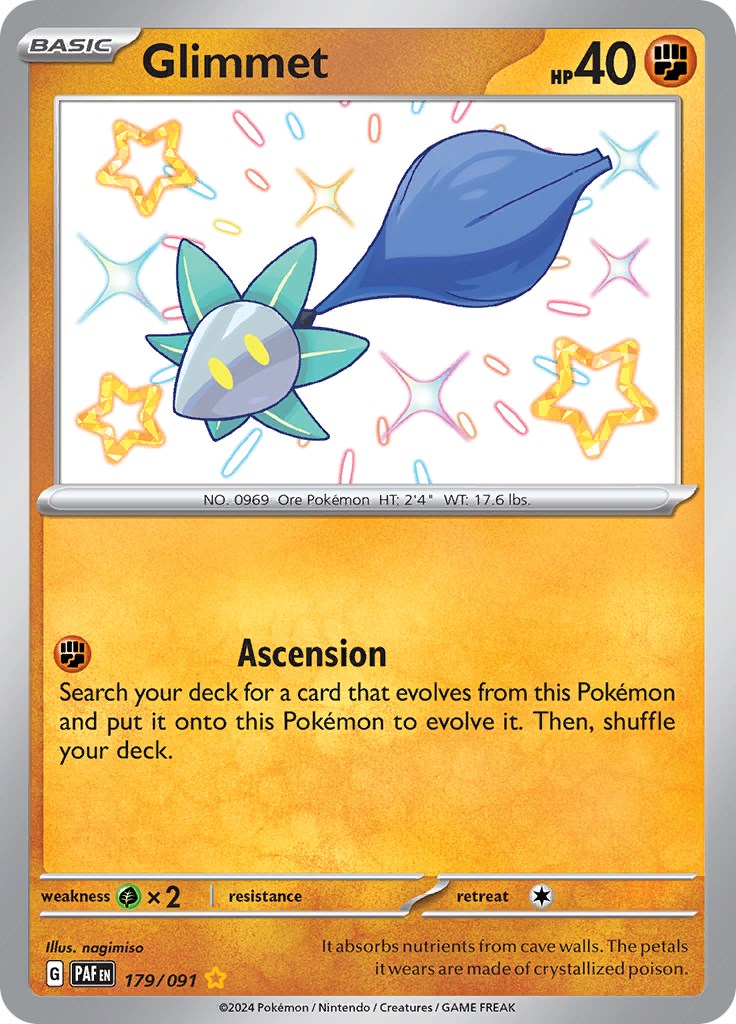 Glimmet (179/091) [Scarlet & Violet: Paldean Fates] | Infinity Cards & Collectibles