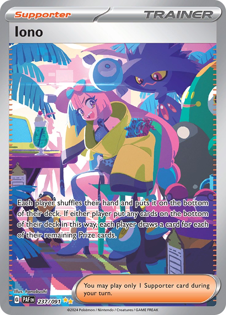 Iono (237/091) [Scarlet & Violet: Paldean Fates] | Infinity Cards & Collectibles
