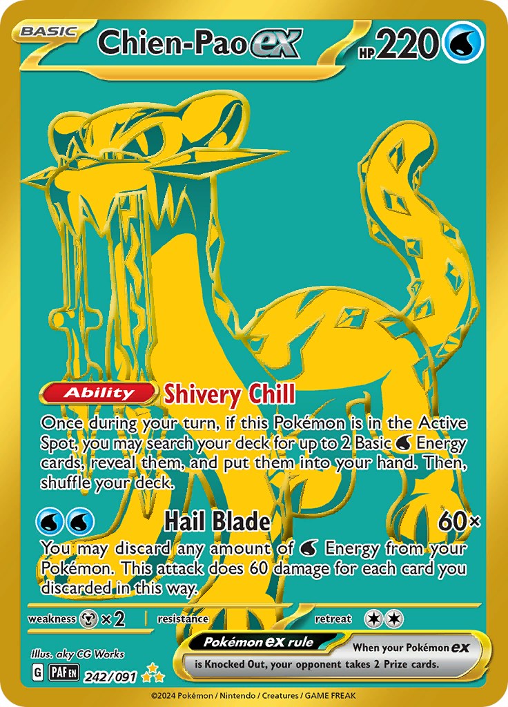 Chien-Pao ex (242/091) [Scarlet & Violet: Paldean Fates] | Infinity Cards & Collectibles