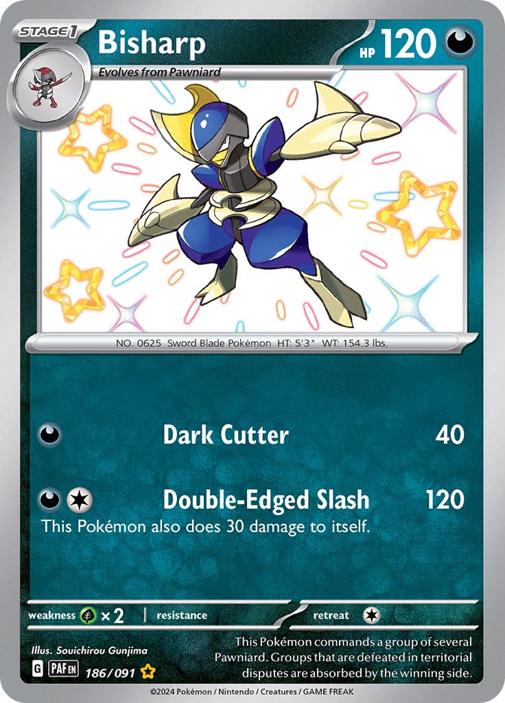 Bisharp (186/091) [Scarlet & Violet: Paldean Fates] | Infinity Cards & Collectibles