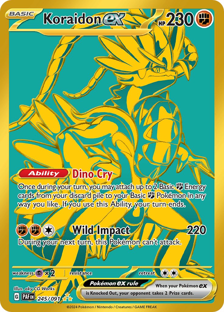 Koraidon ex (245/091) [Scarlet & Violet: Paldean Fates] | Infinity Cards & Collectibles