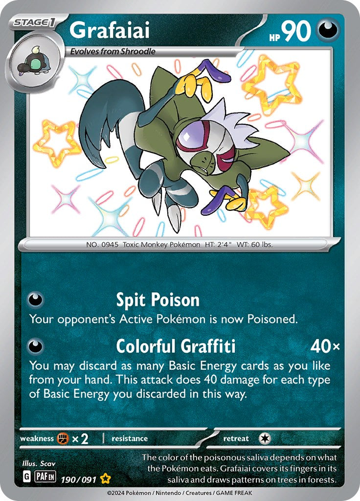 Grafaiai (190/091) [Scarlet & Violet: Paldean Fates] | Infinity Cards & Collectibles