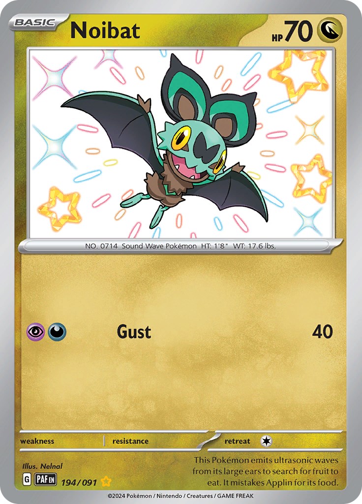 Noibat (194/091) [Scarlet & Violet: Paldean Fates] | Infinity Cards & Collectibles