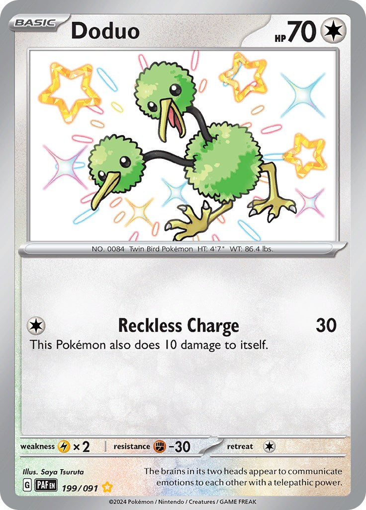 Doduo (199/091) [Scarlet & Violet: Paldean Fates] | Infinity Cards & Collectibles