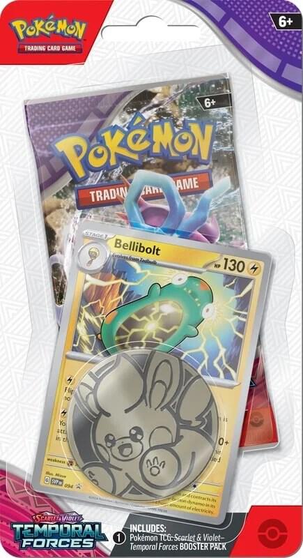 Pokemon - Scarlot & Violet - Temporal Forces - Checklane Blister - Bellibolt