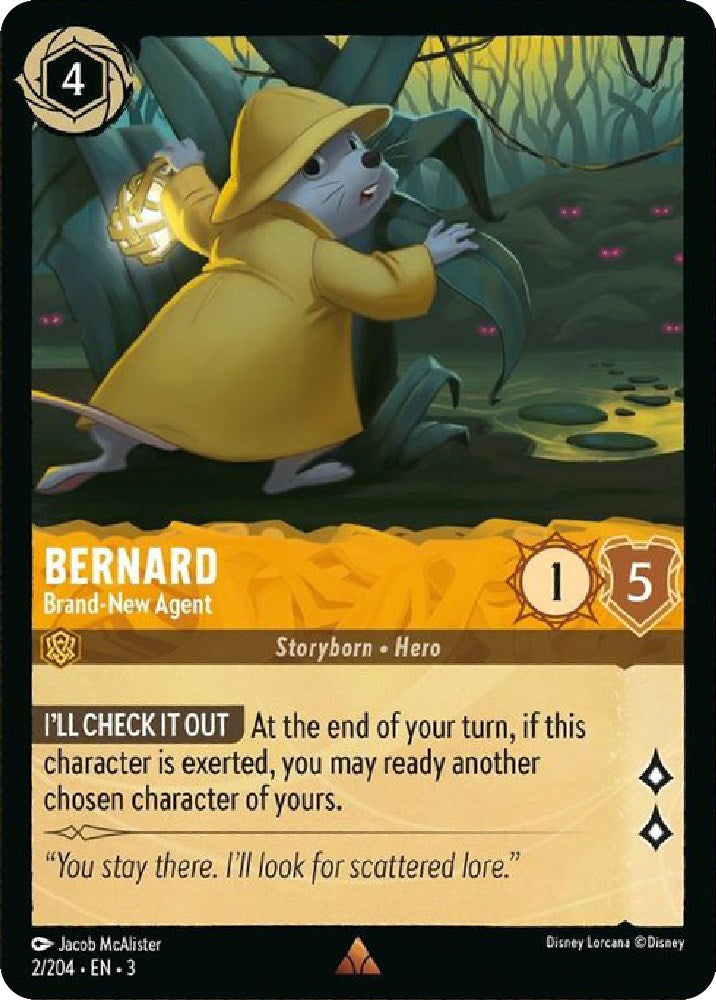 Bernard - Brand-New Agent (2/204) [Into the Inklands] | Infinity Cards & Collectibles