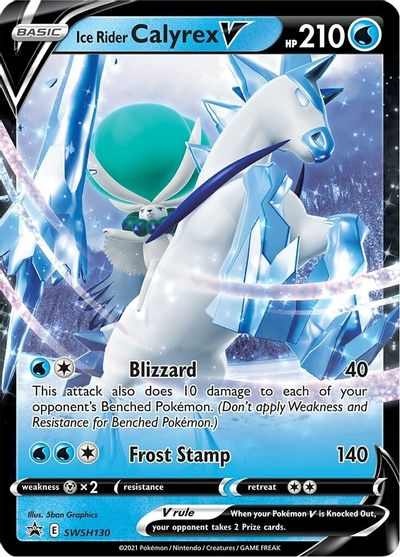 Ice Rider Calyrex V (SWSH130) [Sword & Shield: Black Star Promos] | Infinity Cards & Collectibles