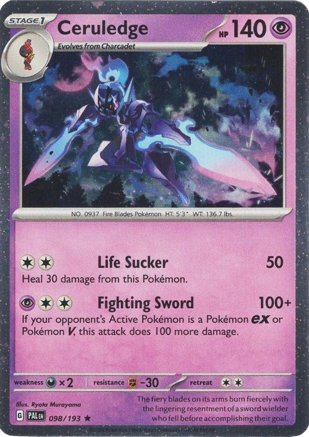 Ceruledge (098/193) (Cosmos Holo) [Scarlet & Violet: Paldea Evolved] | Infinity Cards & Collectibles
