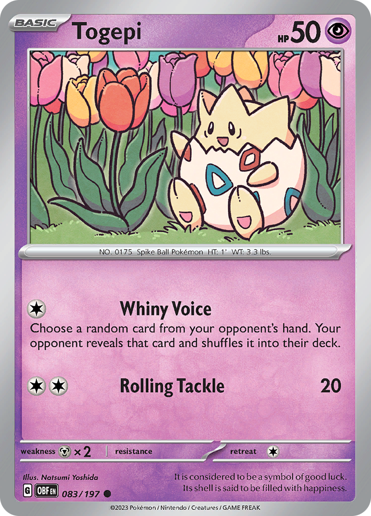 Togepi (083/197) [Scarlet & Violet: Obsidian Flames] | Infinity Cards & Collectibles