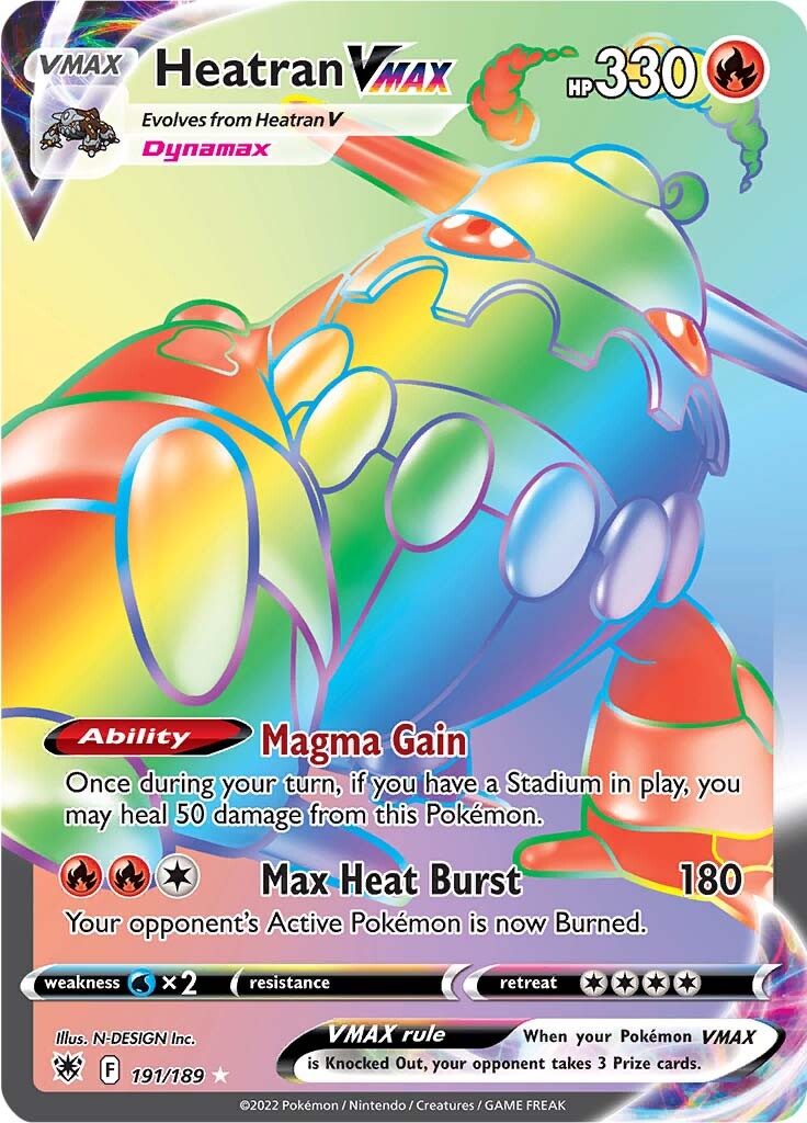 Heatran VMAX (191/189) [Sword & Shield: Astral Radiance] | Infinity Cards & Collectibles