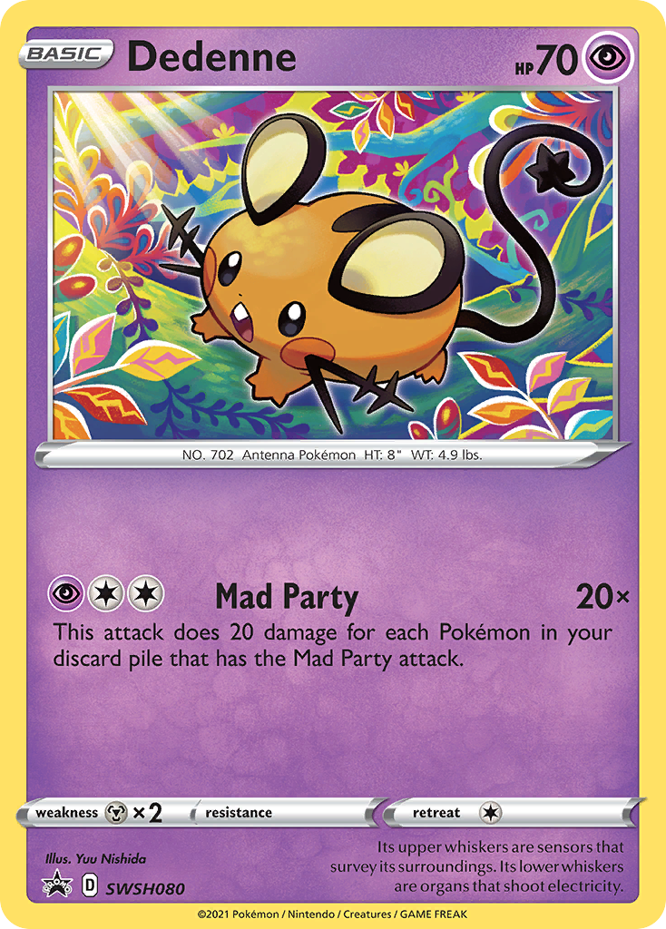 Dedenne (SWSH080) [Sword & Shield: Black Star Promos] | Infinity Cards & Collectibles