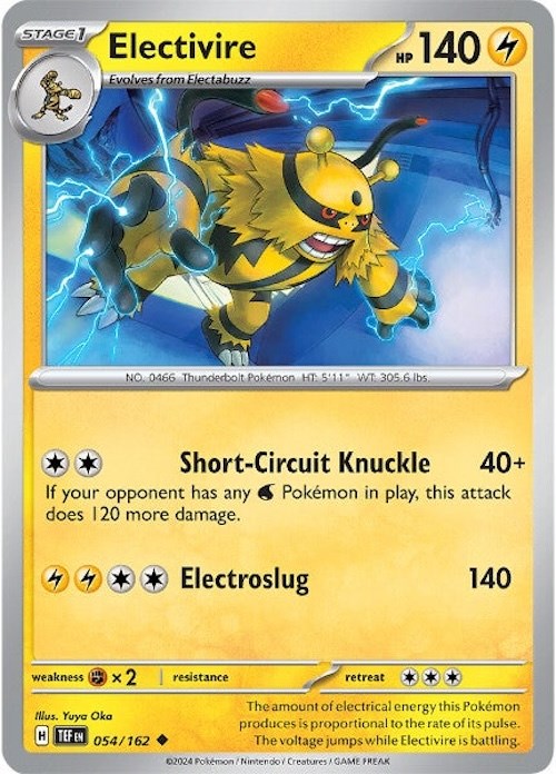 Electivire (054/162) [Scarlet & Violet: Temporal Forces] | Infinity Cards & Collectibles