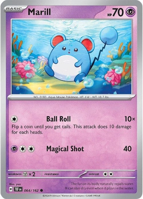 Marill (064/162) [Scarlet & Violet: Temporal Forces] | Infinity Cards & Collectibles