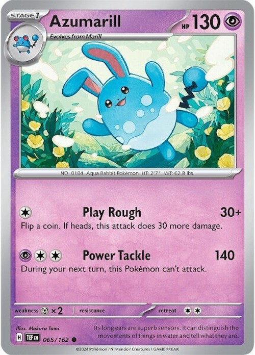 Azumarill (065/162) [Scarlet & Violet: Temporal Forces] | Infinity Cards & Collectibles