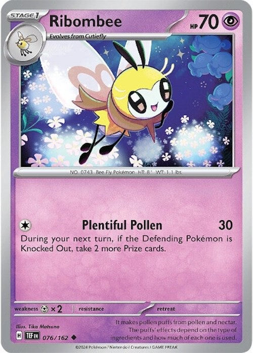Ribombee (076/162) [Scarlet & Violet: Temporal Forces] | Infinity Cards & Collectibles