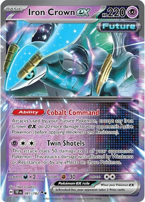 Iron Crown ex (081/162) [Scarlet & Violet: Temporal Forces] | Infinity Cards & Collectibles