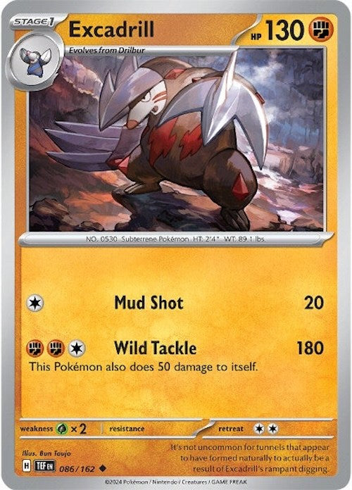 Excadrill (086/162) [Scarlet & Violet: Temporal Forces] | Infinity Cards & Collectibles