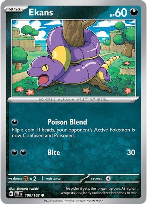 Ekans (100/162) [Scarlet & Violet: Temporal Forces] | Infinity Cards & Collectibles