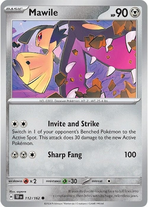 Mawile (112/162) [Scarlet & Violet: Temporal Forces] | Infinity Cards & Collectibles