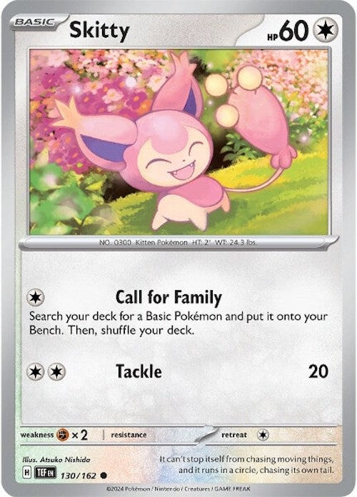 Skitty (130/162) [Scarlet & Violet: Temporal Forces] | Infinity Cards & Collectibles