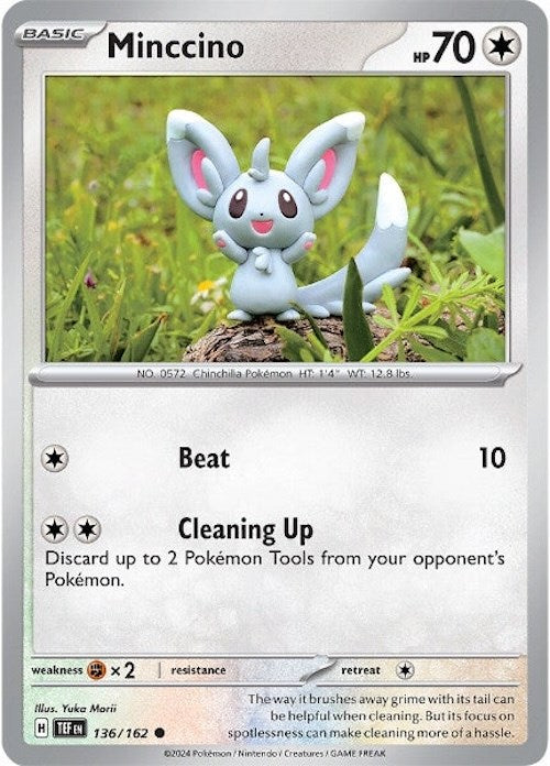 Minccino (136/162) [Scarlet & Violet: Temporal Forces] | Infinity Cards & Collectibles