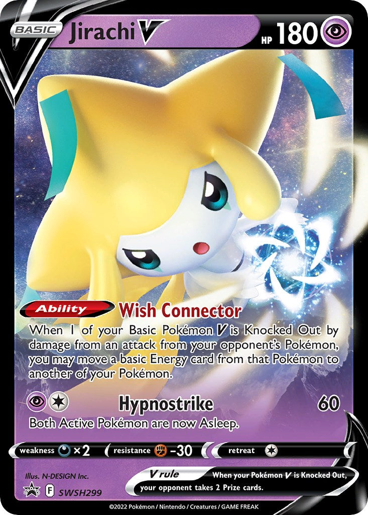 Jirachi V (SWSH299) [Sword & Shield: Black Star Promos] | Infinity Cards & Collectibles