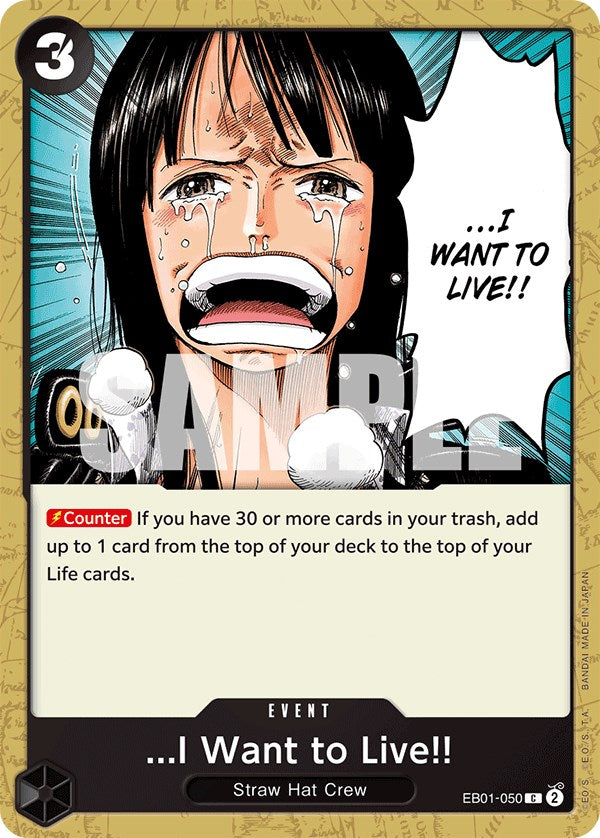 ...I Want to Live!! [Extra Booster: Memorial Collection] | Infinity Cards & Collectibles