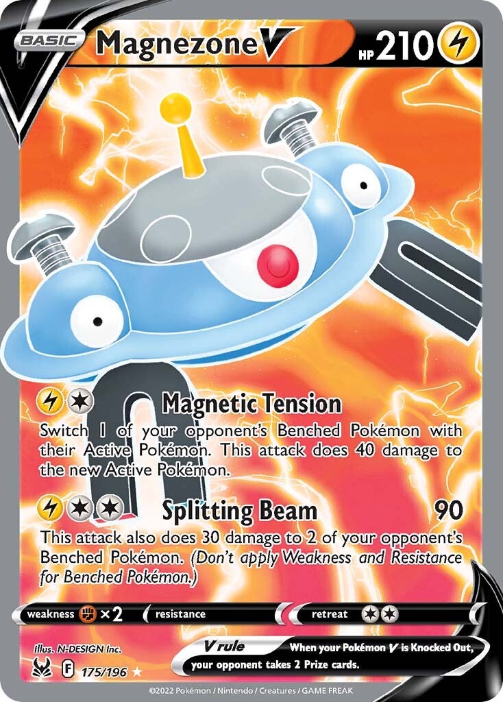 Magnezone V (175/196) [Sword & Shield: Lost Origin] | Infinity Cards & Collectibles