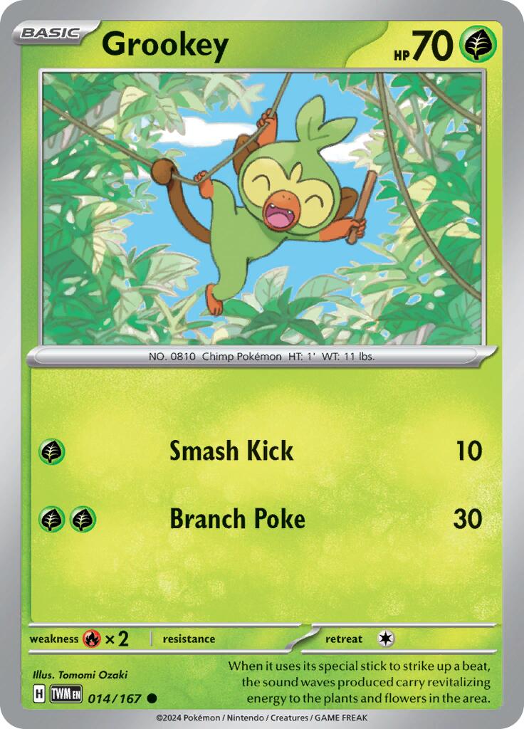 Grookey (014/167) [Scarlet & Violet: Twilight Masquerade] | Infinity Cards & Collectibles