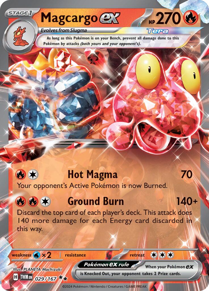 Magcargo ex (029/167) [Scarlet & Violet: Twilight Masquerade] | Infinity Cards & Collectibles