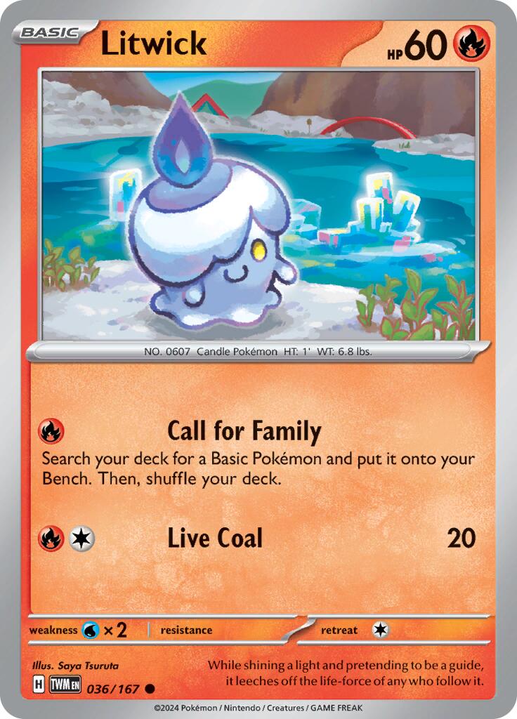 Litwick (036/167) [Scarlet & Violet: Twilight Masquerade] | Infinity Cards & Collectibles