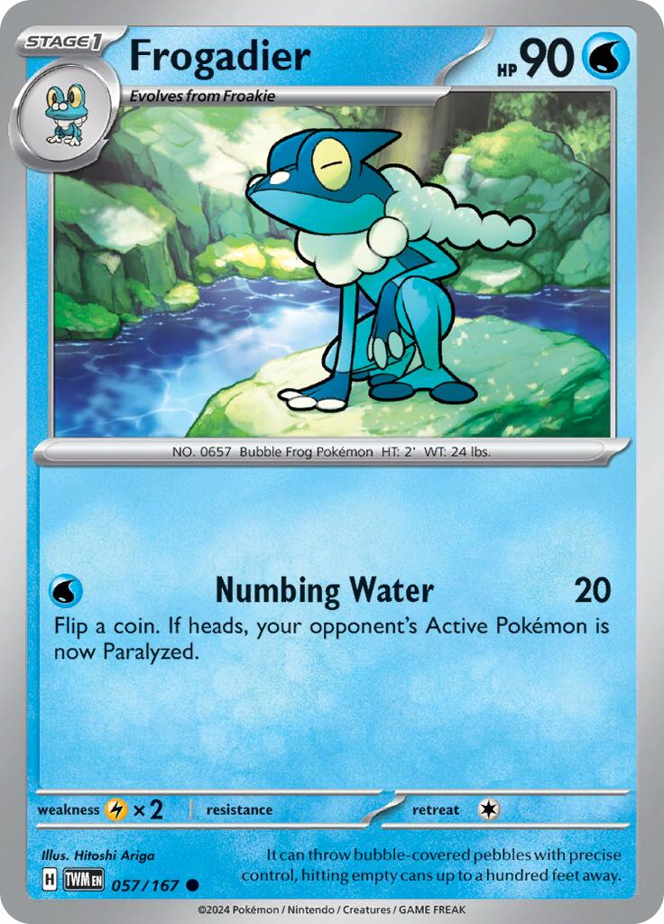 Frogadier (057/167) [Scarlet & Violet: Twilight Masquerade] | Infinity Cards & Collectibles