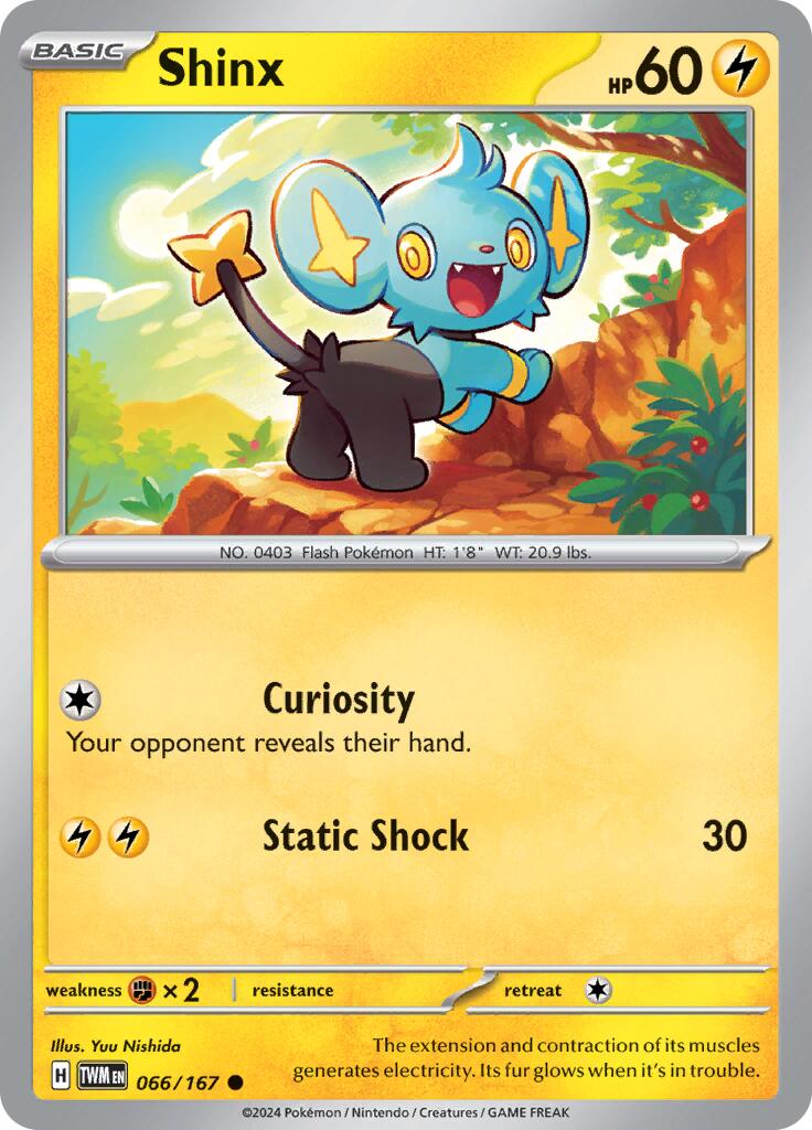 Shinx (066/167) [Scarlet & Violet: Twilight Masquerade] | Infinity Cards & Collectibles